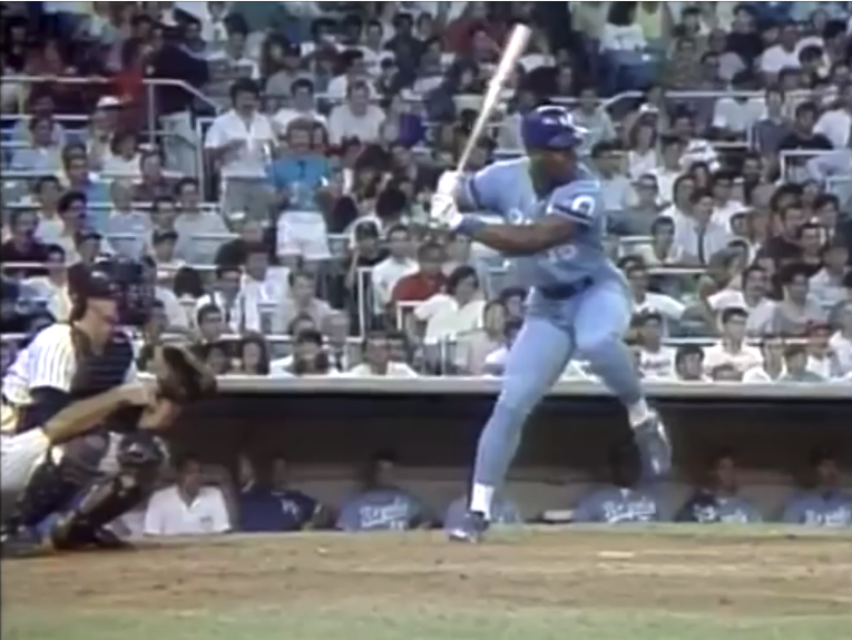 Bo Jackson hoses Mike Gallego 